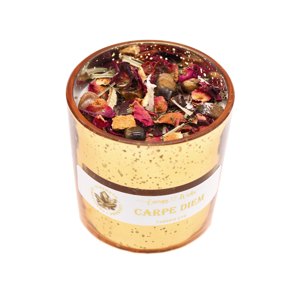 3 Wick Carpe Diem Crystal Candle