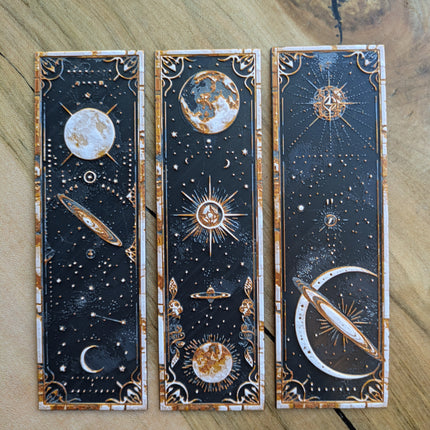 Celestial Bookmarks- Cosmic Designs