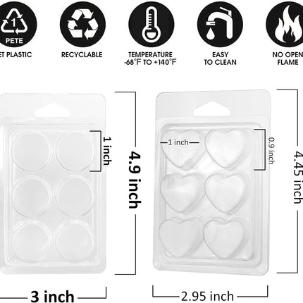 Clamshell Wax Melts - Romantic & Floral – Elegant Floral Blends for Gifting & Everyday Luxury