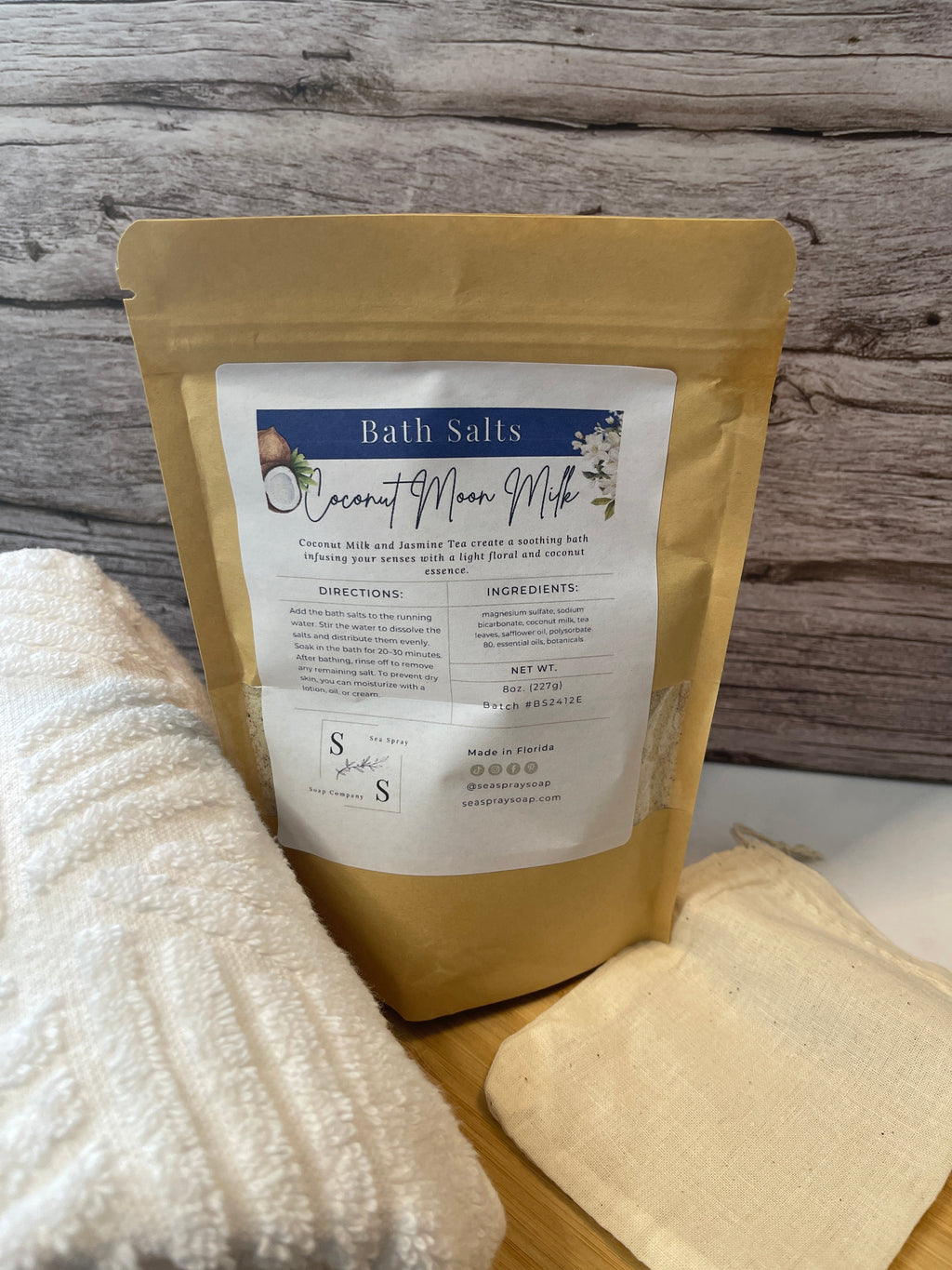 Premium Bath Salts - 8oz Bags
