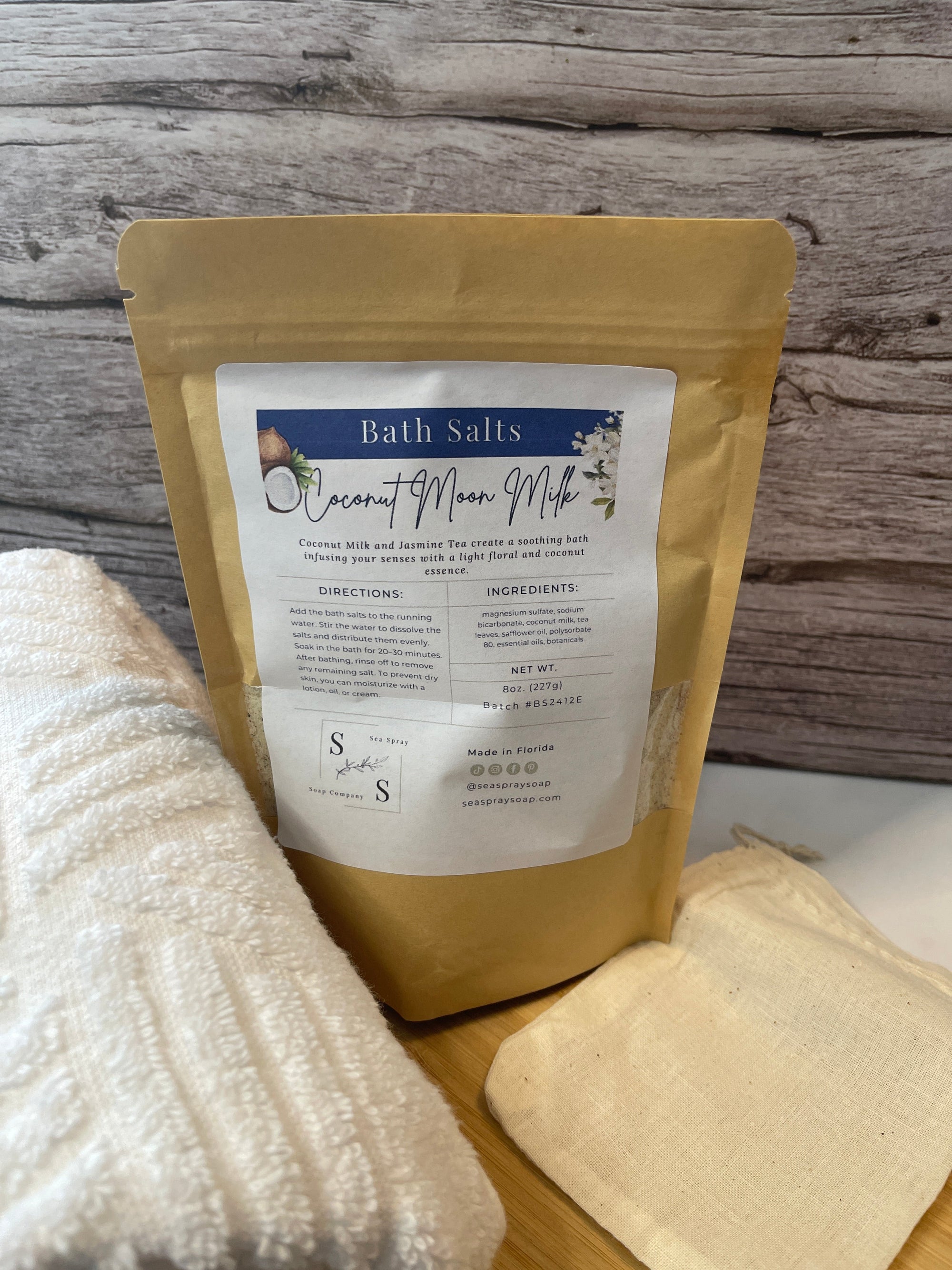 Premium Bath Salts - 8oz Bags