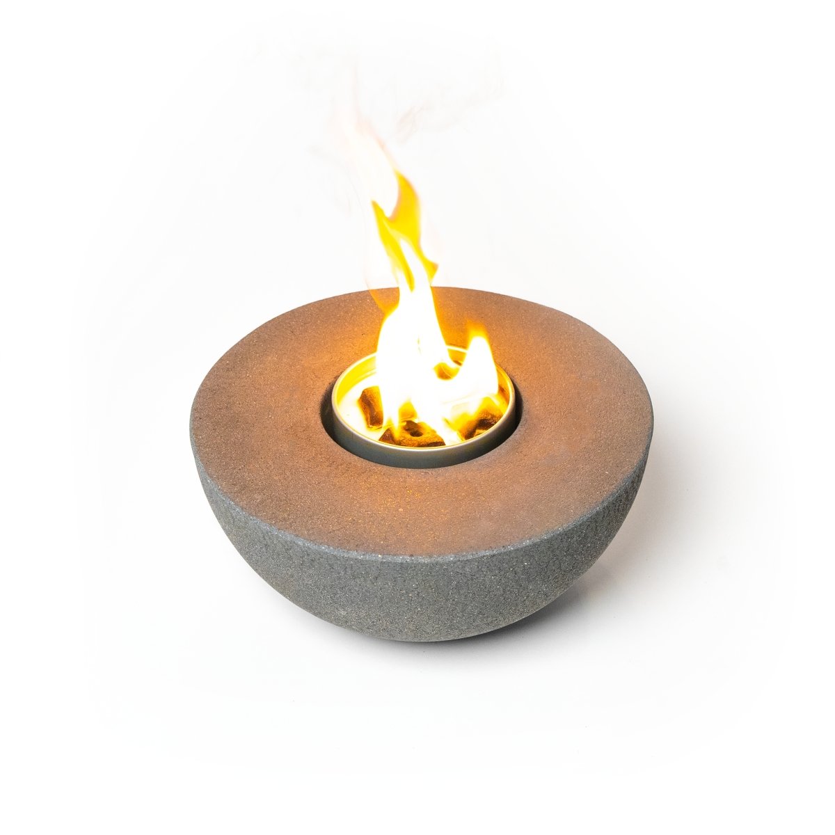 City Bonfires Concrete Semi-Round Fire Pit