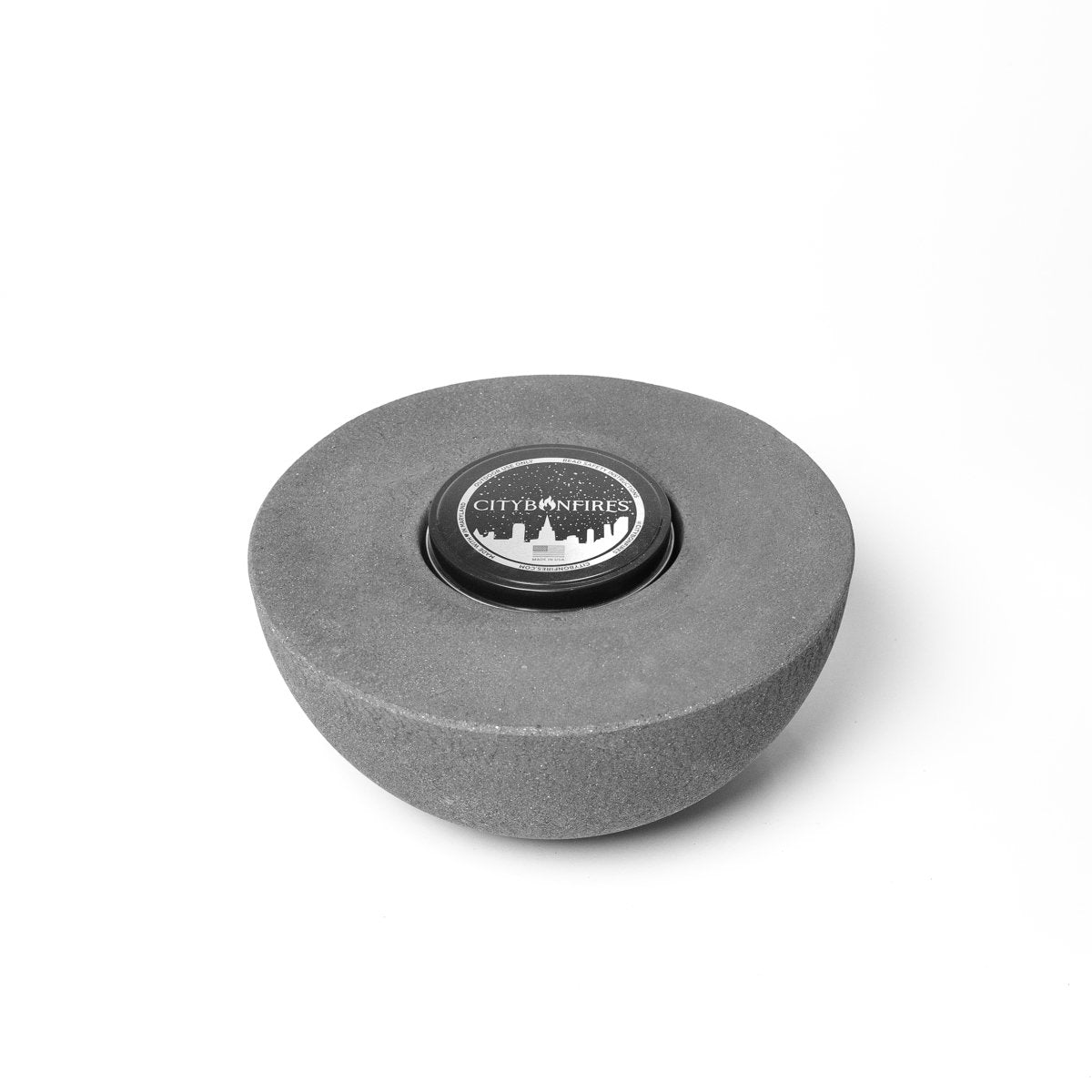 City Bonfires Concrete Semi-Round Fire Pit