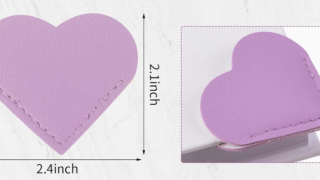 Dark Romance Bookmarks: Leather Corner Hearts (see bulk rate)