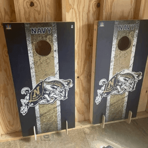 Cornhole Board Storage Rack – Shed Organizer & Tool Rack