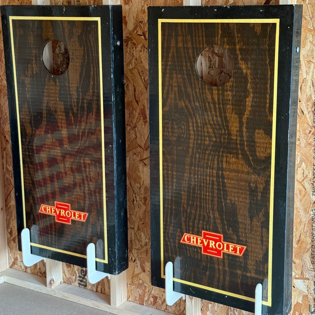 Cornhole Board Storage Rack – Shed Organizer & Tool Rack