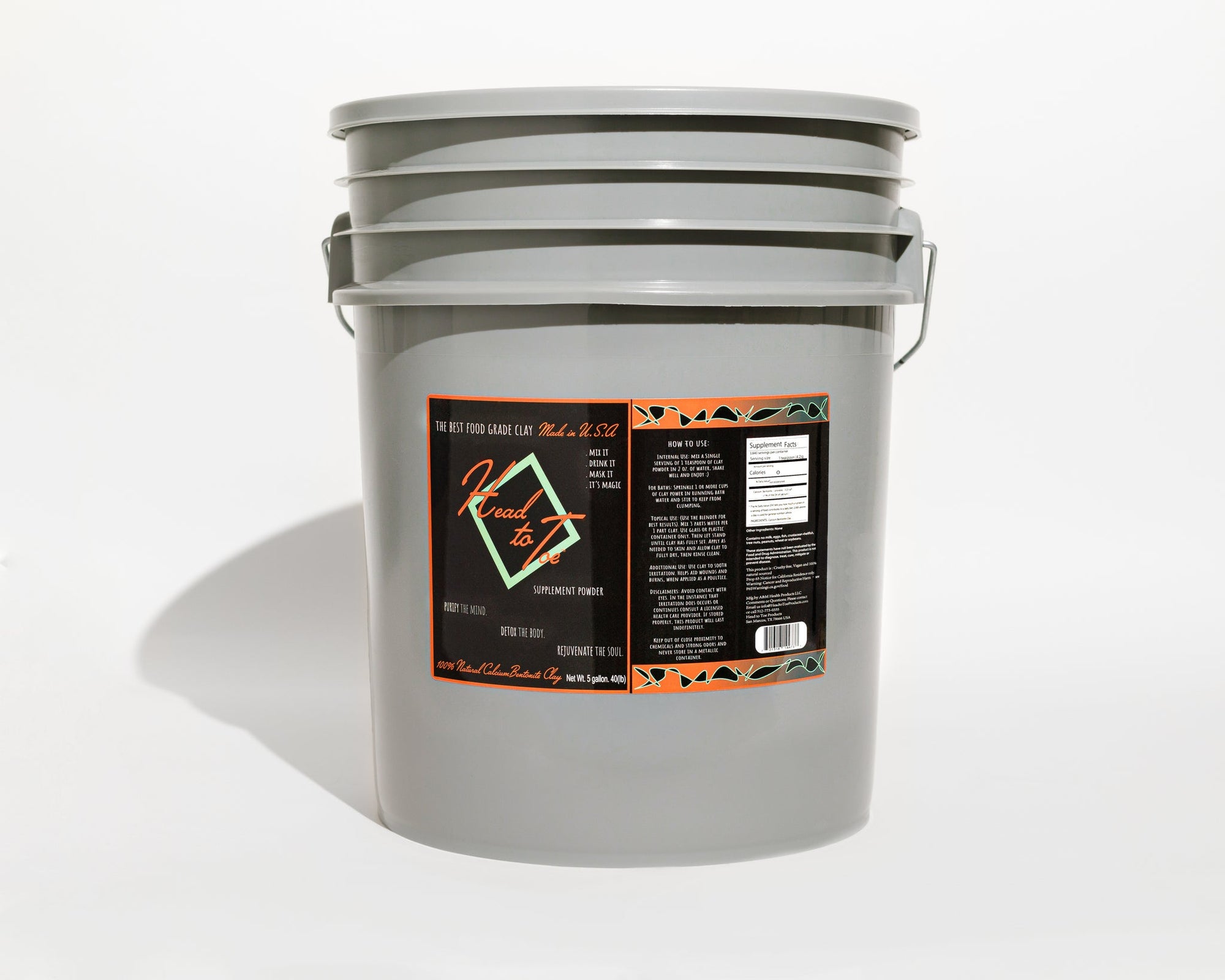 Premium Calcium Bentonite Clay - Ultra-Fine Grade, Lab Tested Purity