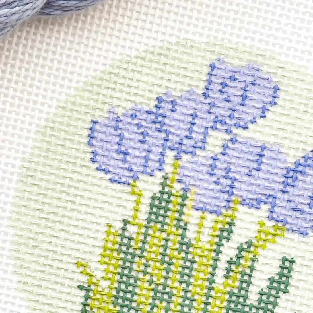 Cotswold Co Designs - Floral Needlepoint Canvas, Needlepoint Ornament Canvas