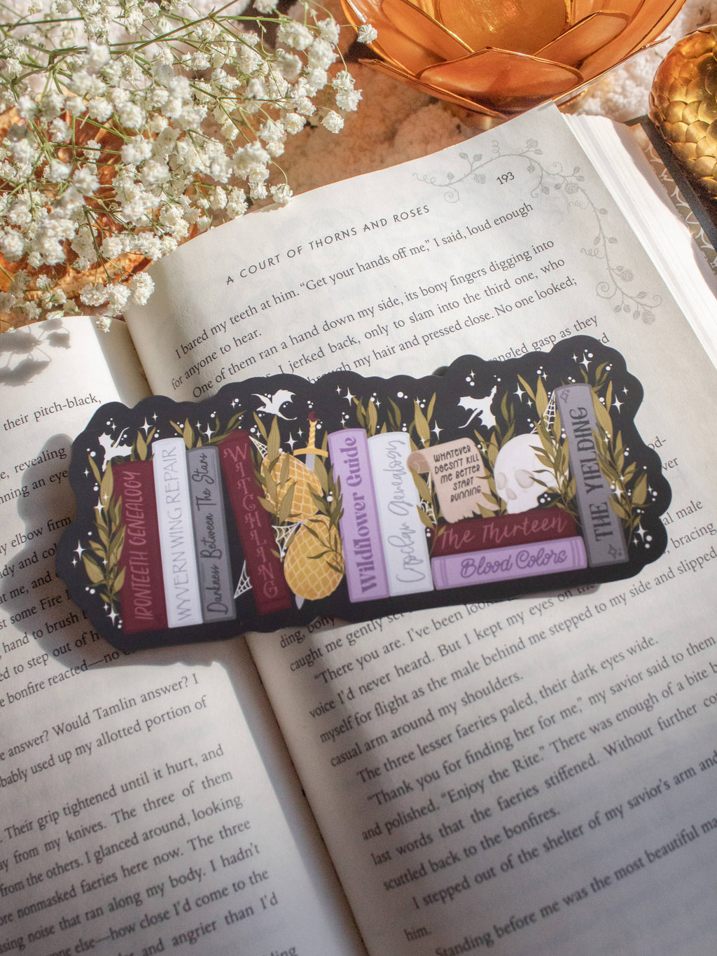 Meaggie Moos - Manon's Bookshelf Bookmark | Throne of Glass