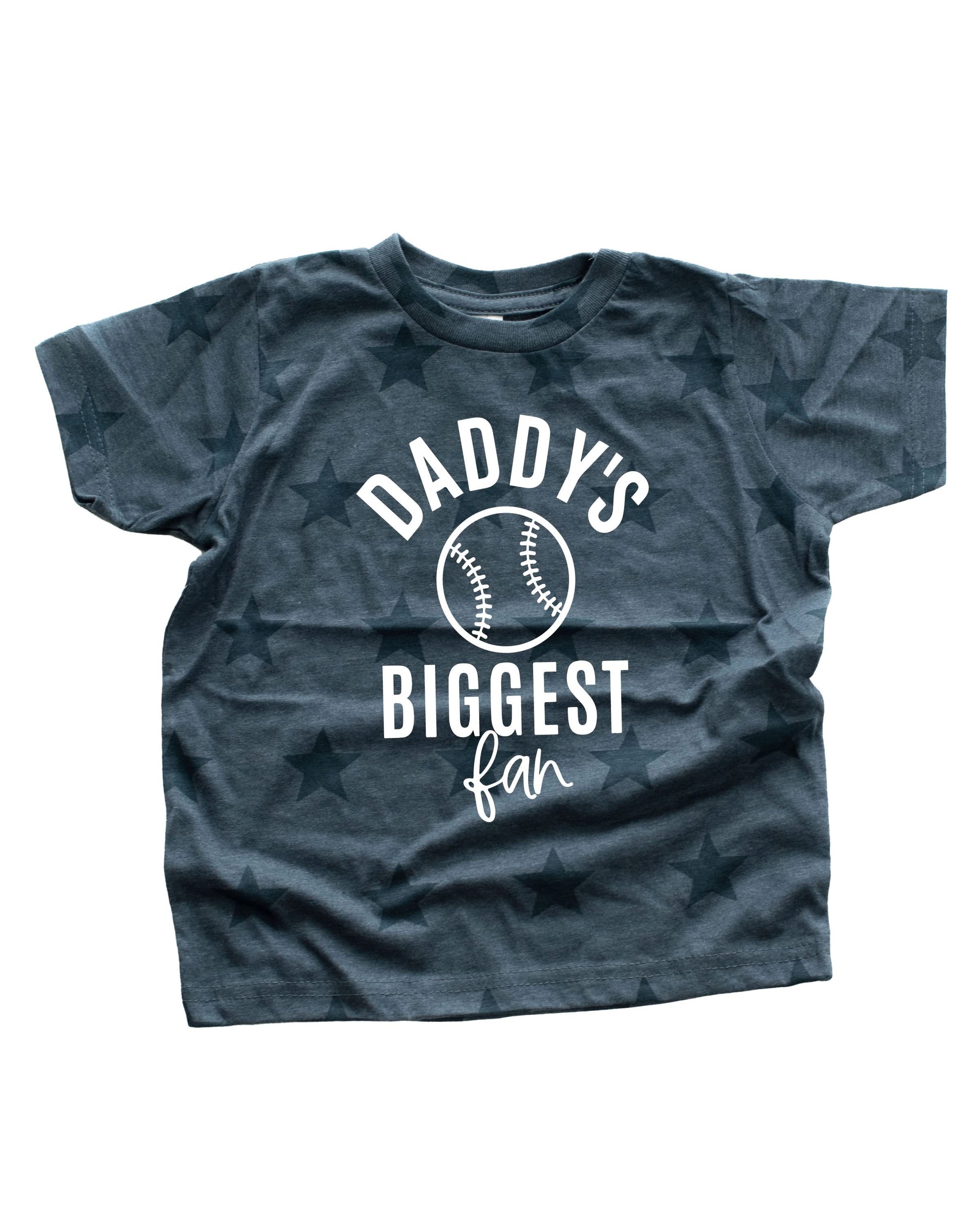 Daddy's Biggest Fan - (Choose Your Sport) - Child STAR Tee