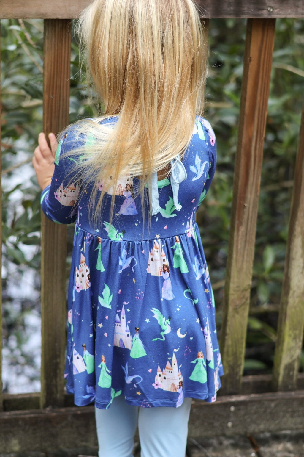 Dancing Dragons Long Sleeve Empire Tunic Set