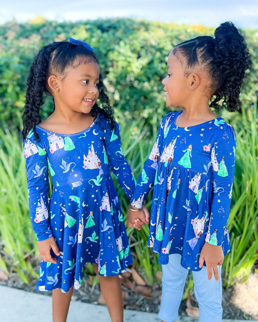 Dancing Dragons Long Sleeve Empire Tunic Set