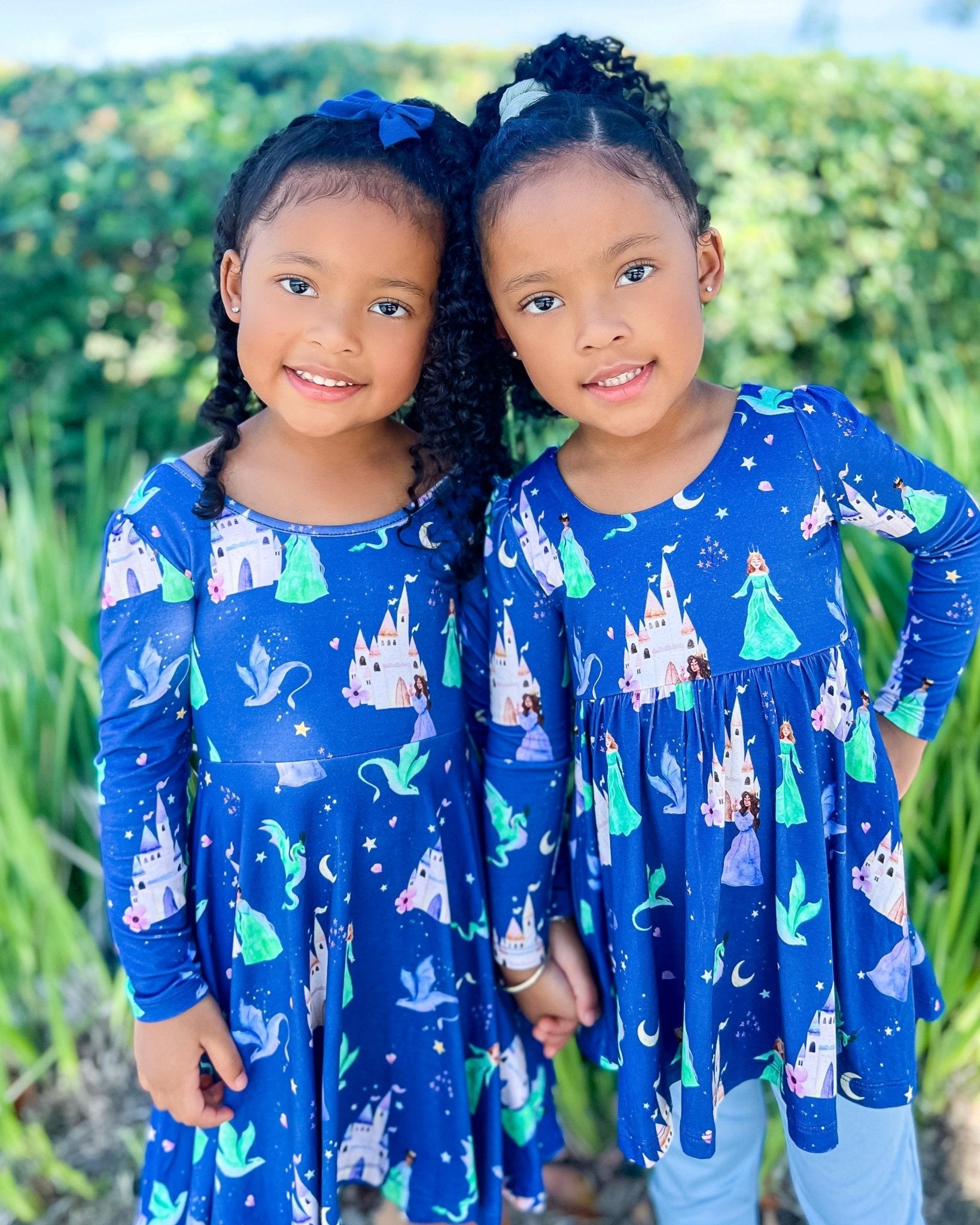 Dancing Dragons Long Sleeve Empire Tunic Set