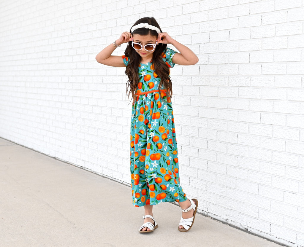 Darlin' Clementine Wide Leg Romper