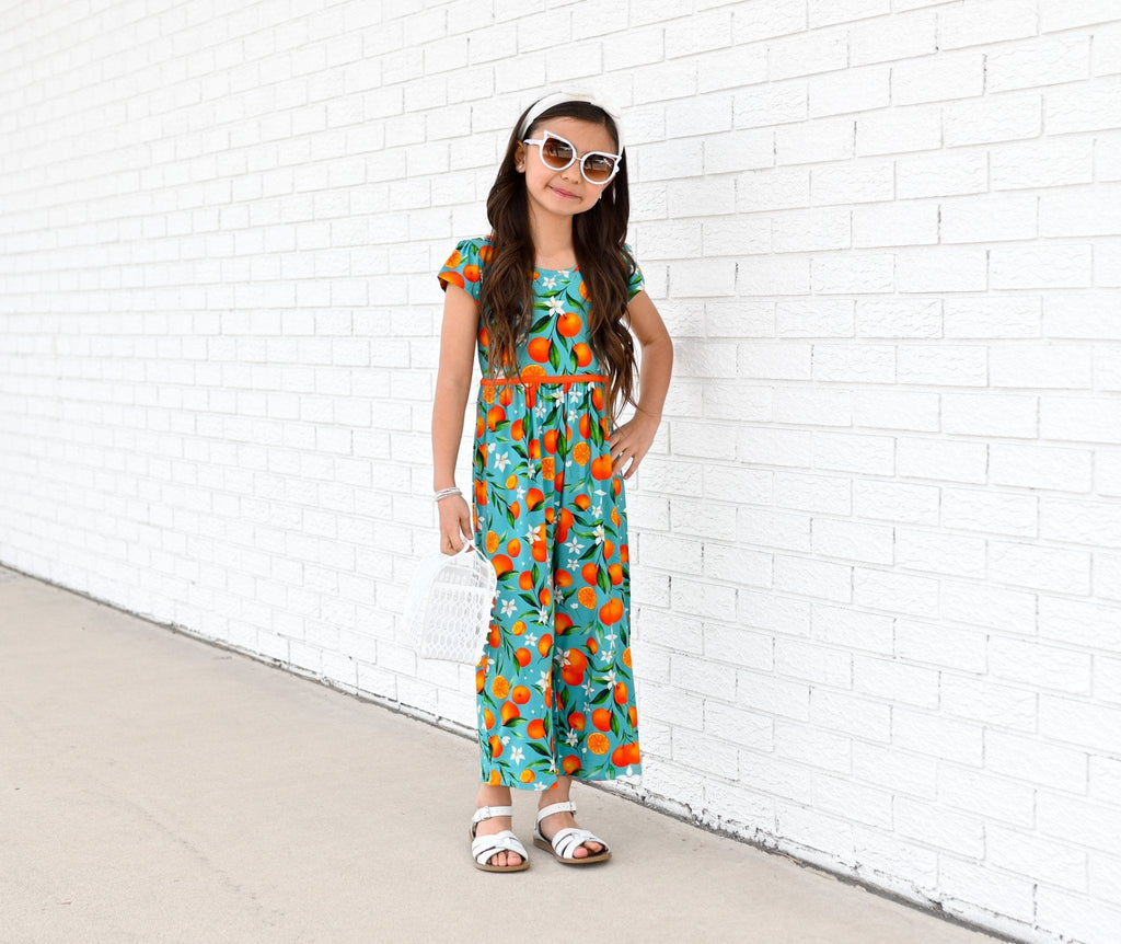 Darlin' Clementine Wide Leg Romper