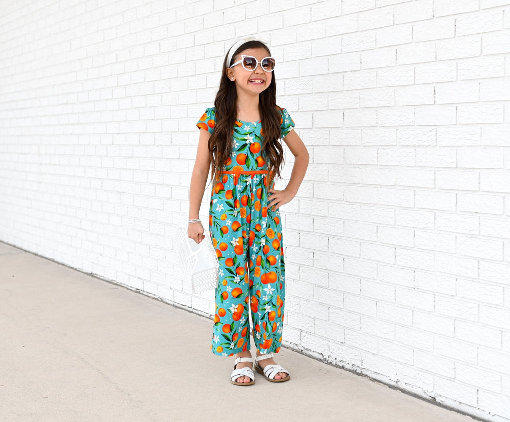 Darlin' Clementine Wide Leg Romper