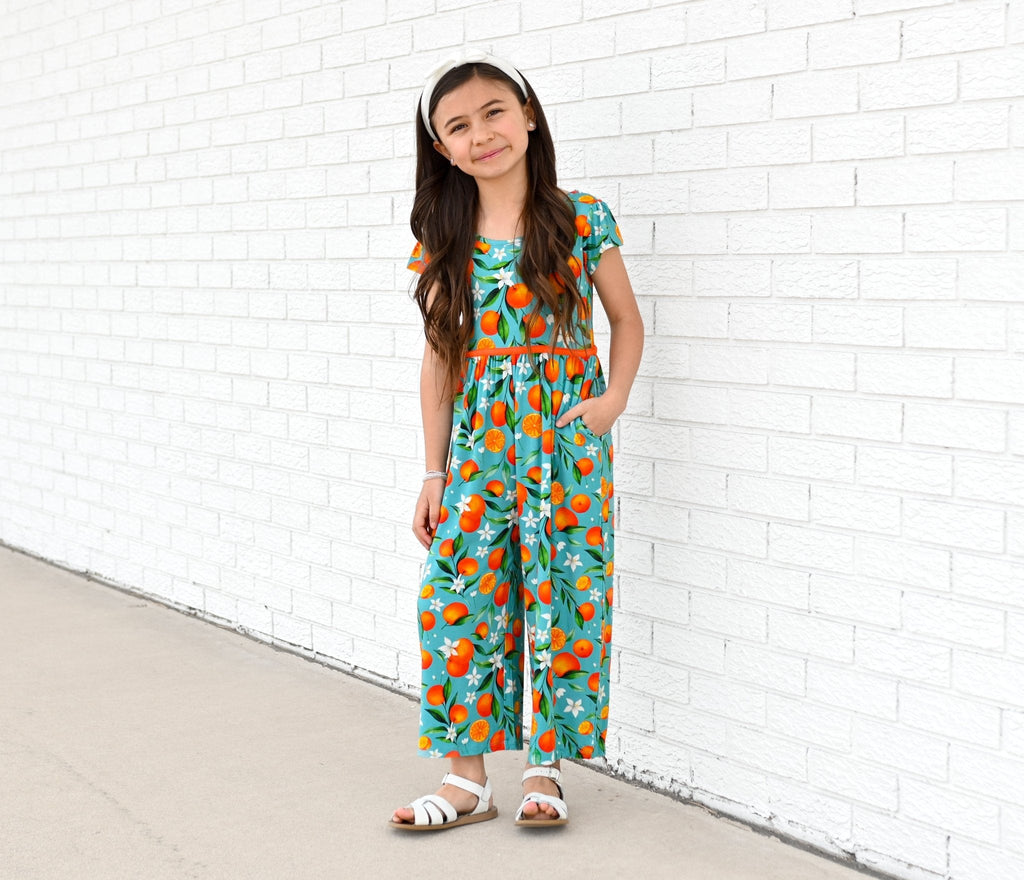 Darlin' Clementine Wide Leg Romper