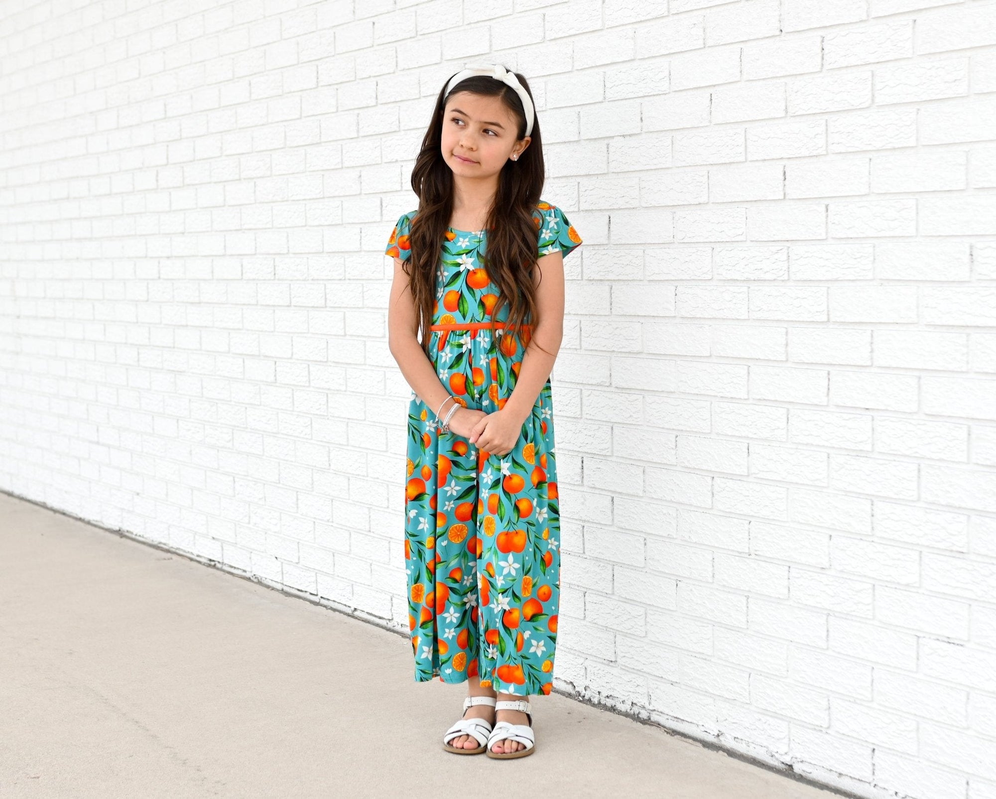 Darlin' Clementine Wide Leg Romper