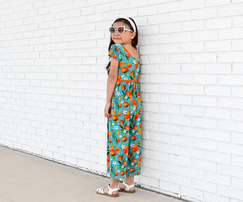 Darlin' Clementine Wide Leg Romper