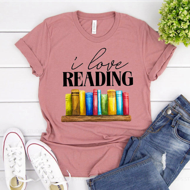 I Love Reading Books T-Shirt