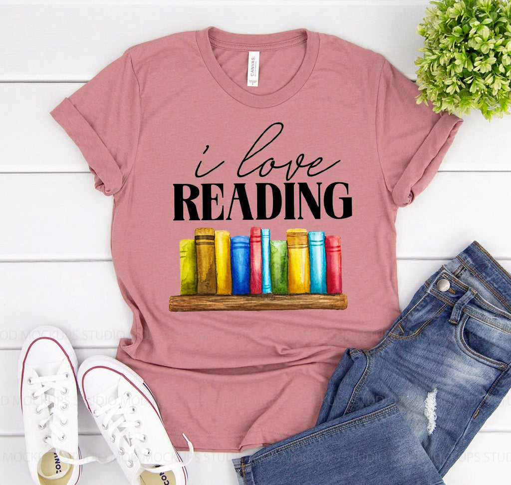 I Love Reading Books T-Shirt