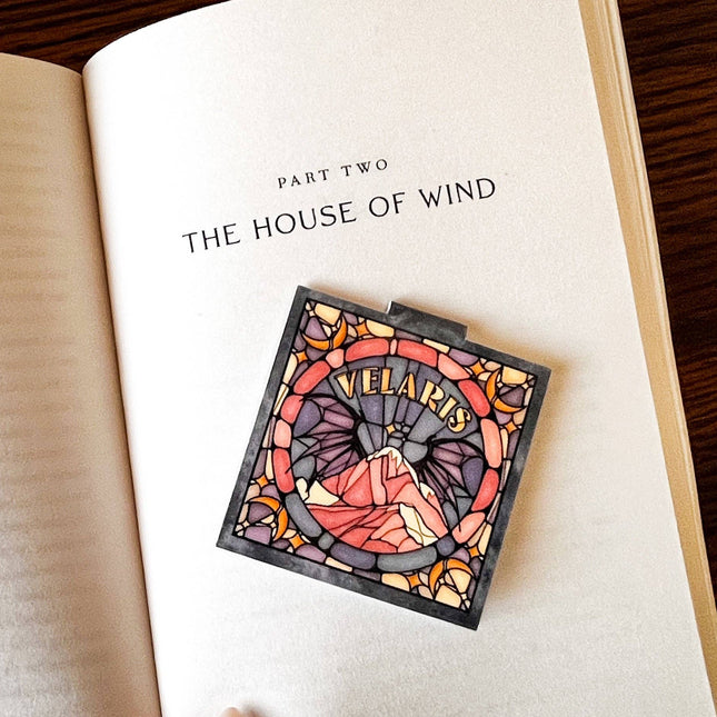 Well Read Babes - Magnetic Bookmark - Velaris Stained Glass Bookish Gift