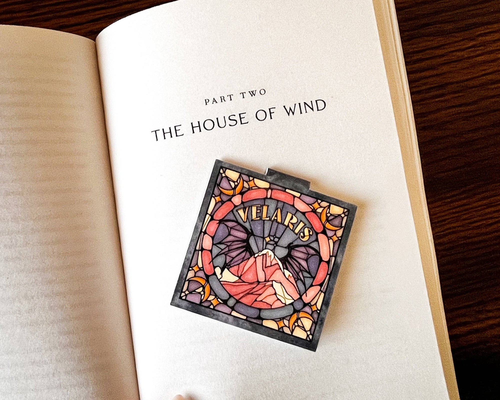 Well Read Babes - Magnetic Bookmark - Velaris Stained Glass Bookish Gift