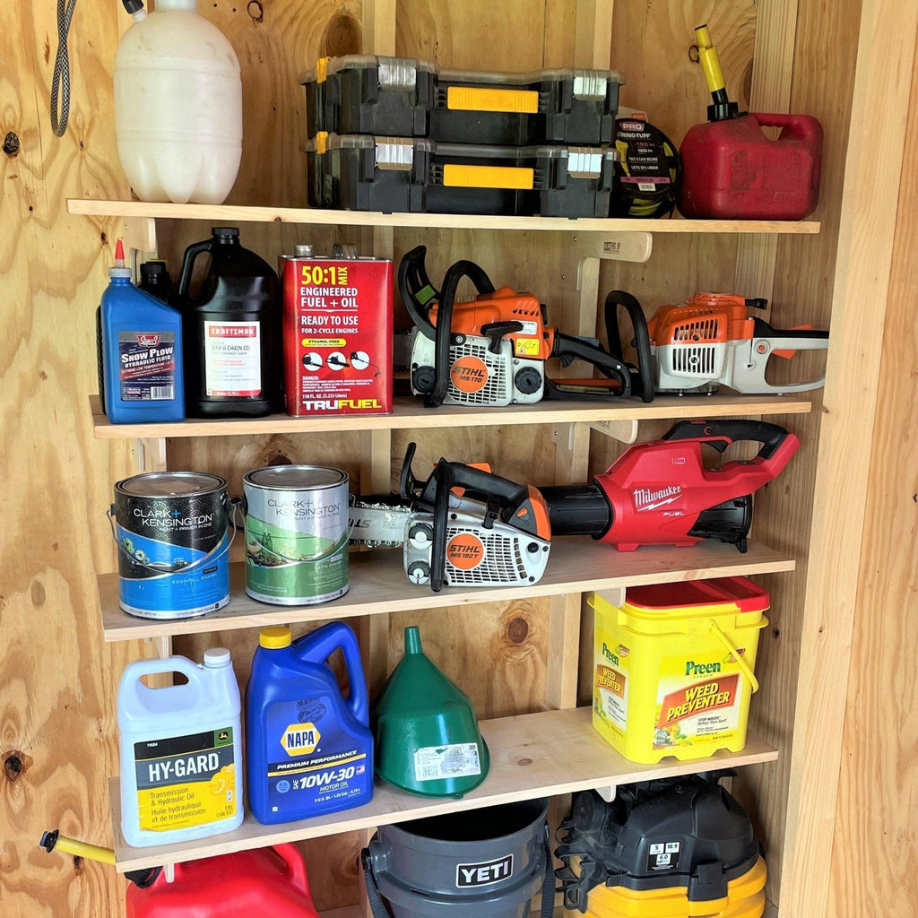 Deluxe Garden Tool Organizer Kit – Yard Tool Rack & Shed Storage System