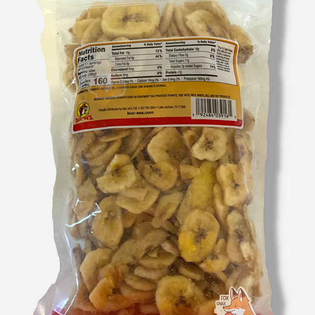 Buc-ee's Sweetened Dried Banana Chips