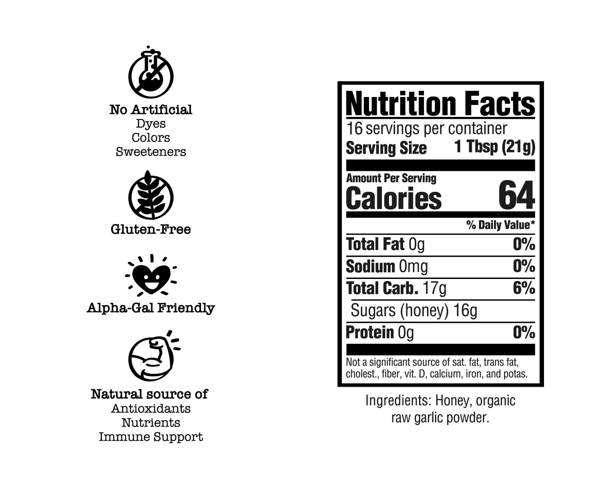 Yes Honey Garlic Honey Drizzler