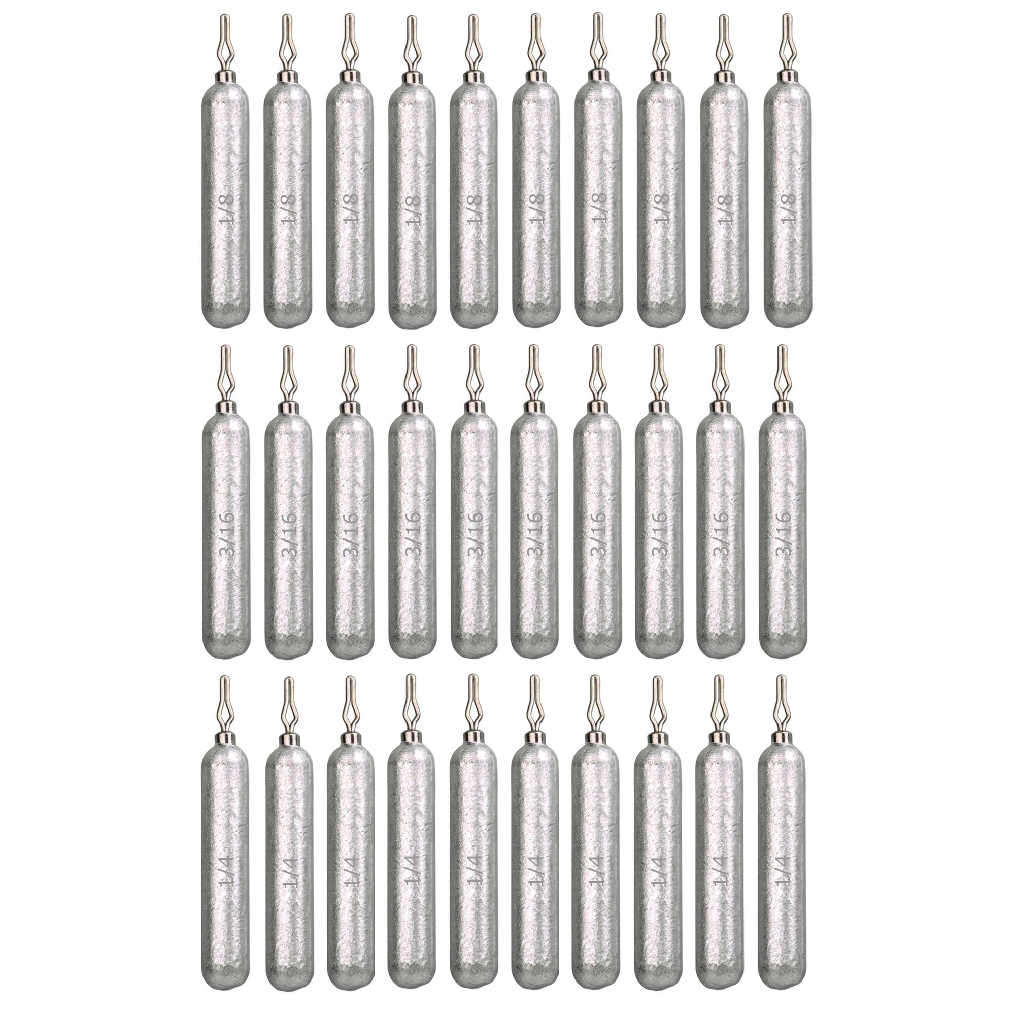 Reaction Tackle Lead Drop Shot Weights- Bulk Packs or Kits