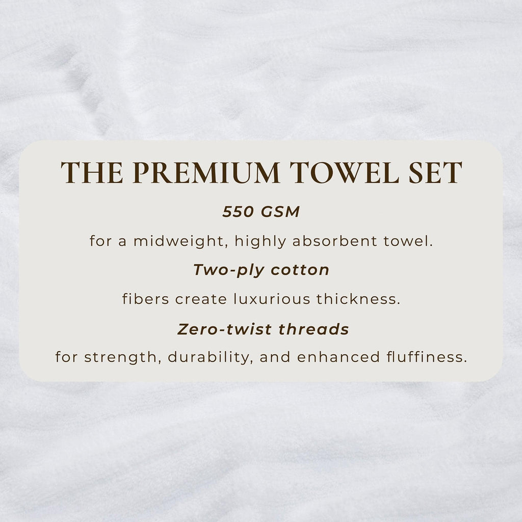 Luxury Cotton Towels - Karina Collection