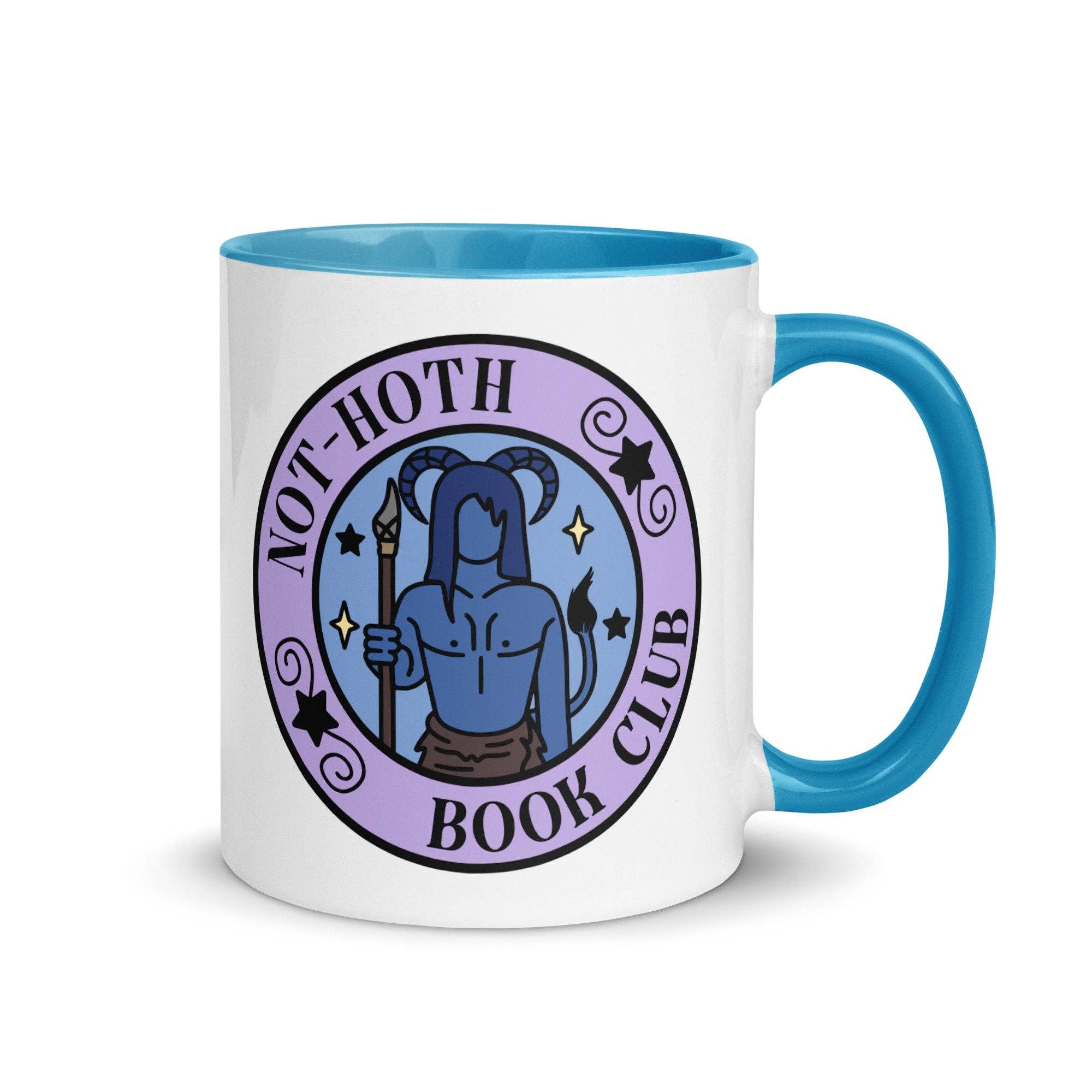 CrescentCatCo - Not Hoth Book Club Mug | Alien Smut Bookish Mug | Sci Fei Monster Romance Coffee Cup | Barbarian Book Lover Gift | Ice Planet Merch