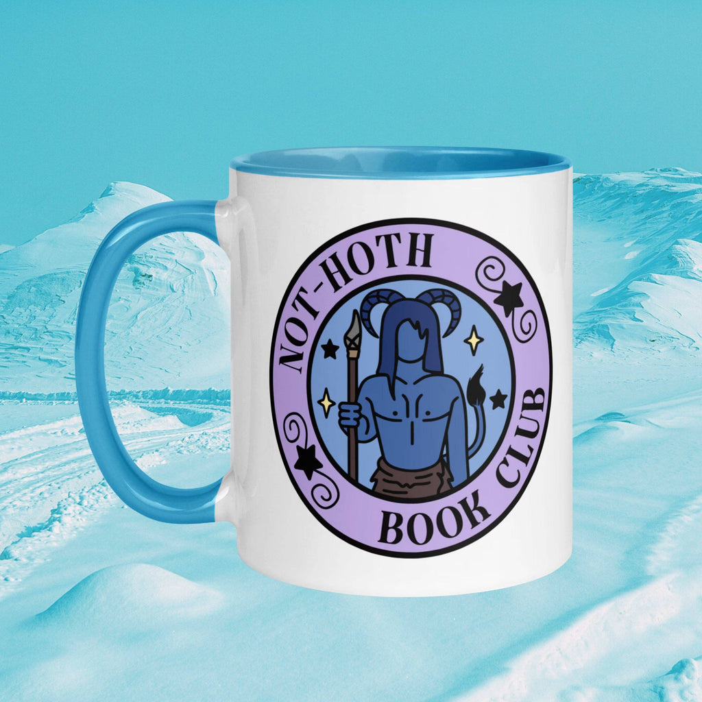 CrescentCatCo - Not Hoth Book Club Mug | Alien Smut Bookish Mug | Sci Fei Monster Romance Coffee Cup | Barbarian Book Lover Gift | Ice Planet Merch