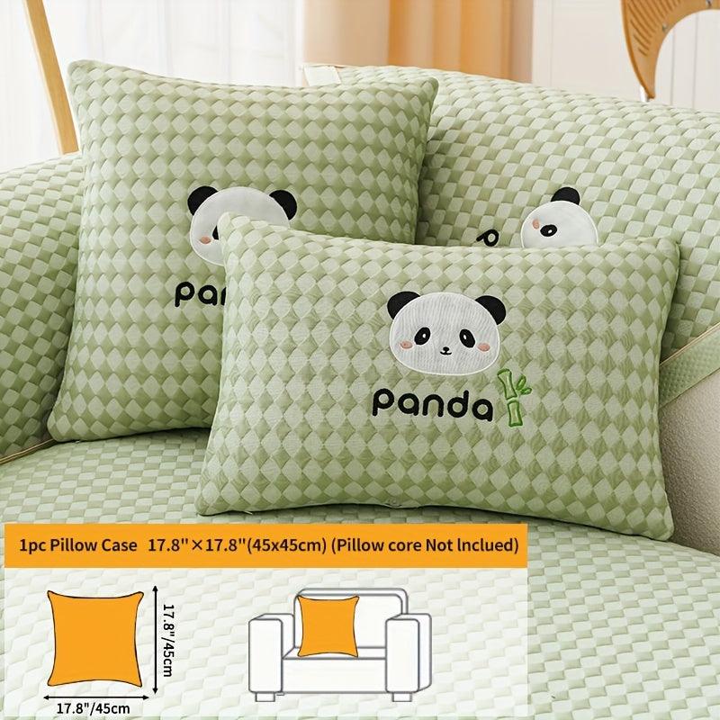 Waterproof Couch Cover, Non-Slip Panda Pattern Sofa Cover
