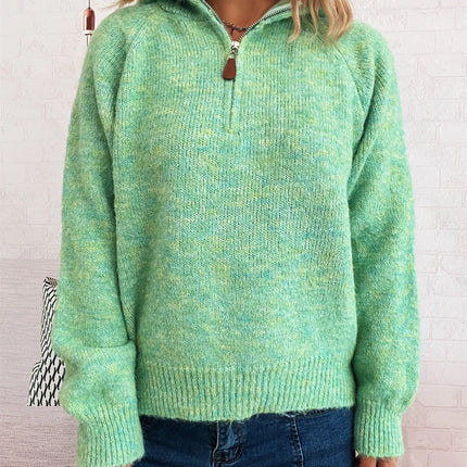 Macie's Quarter Zip Sweater