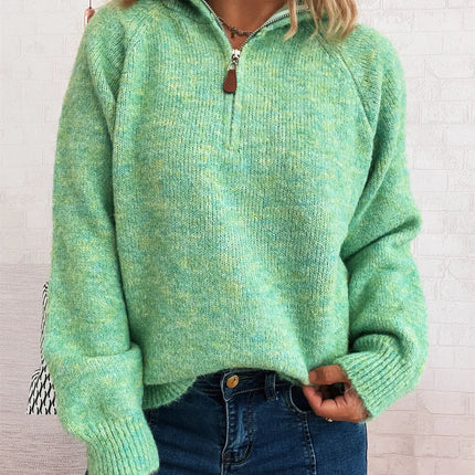 Macie's Quarter Zip Sweater