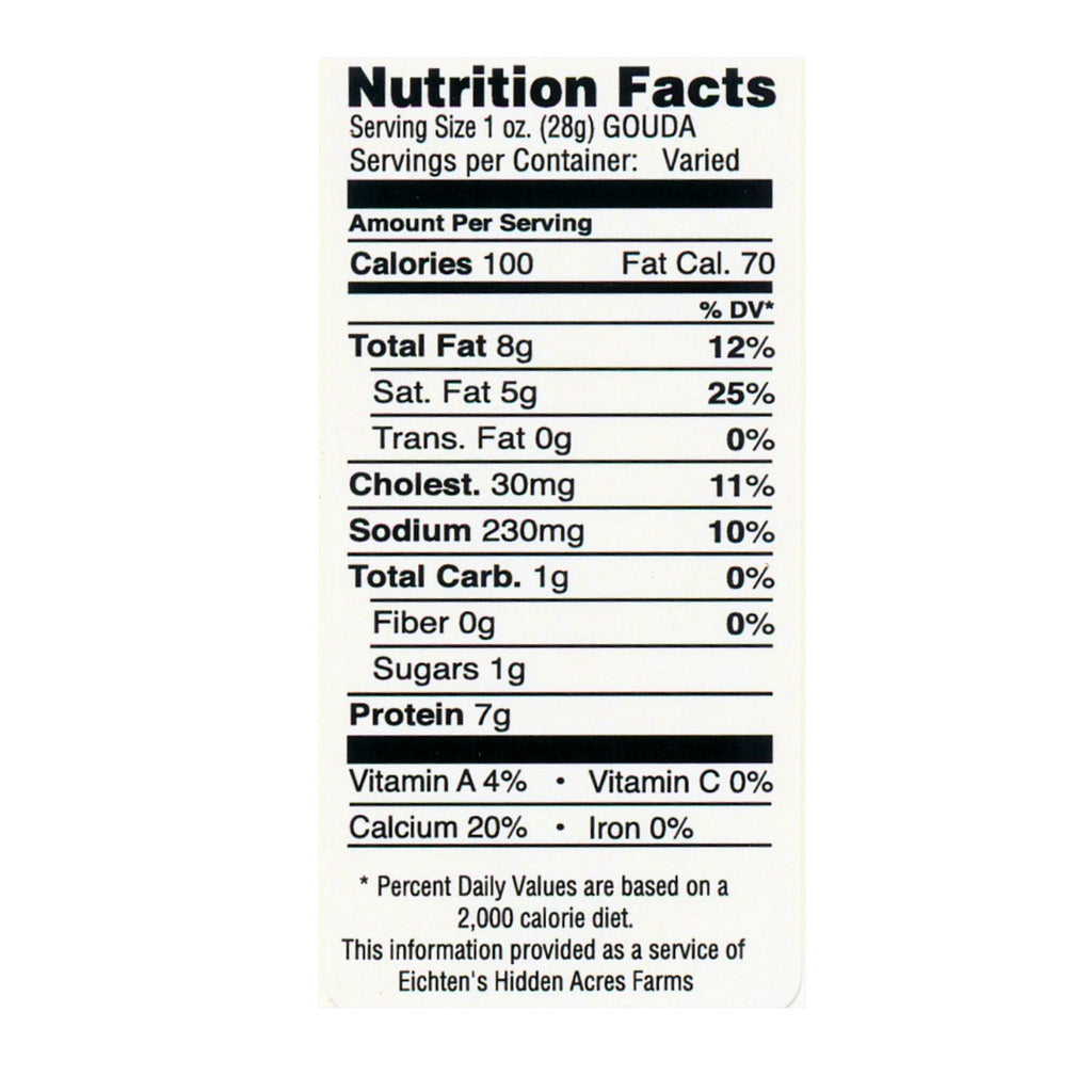 Eichtens Habanero Pepper Gouda Cheese