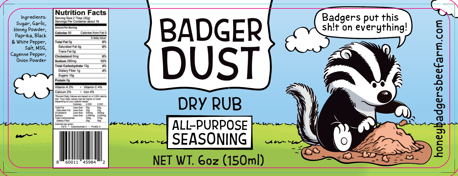 Badger Dust All-Purpose Seasoning