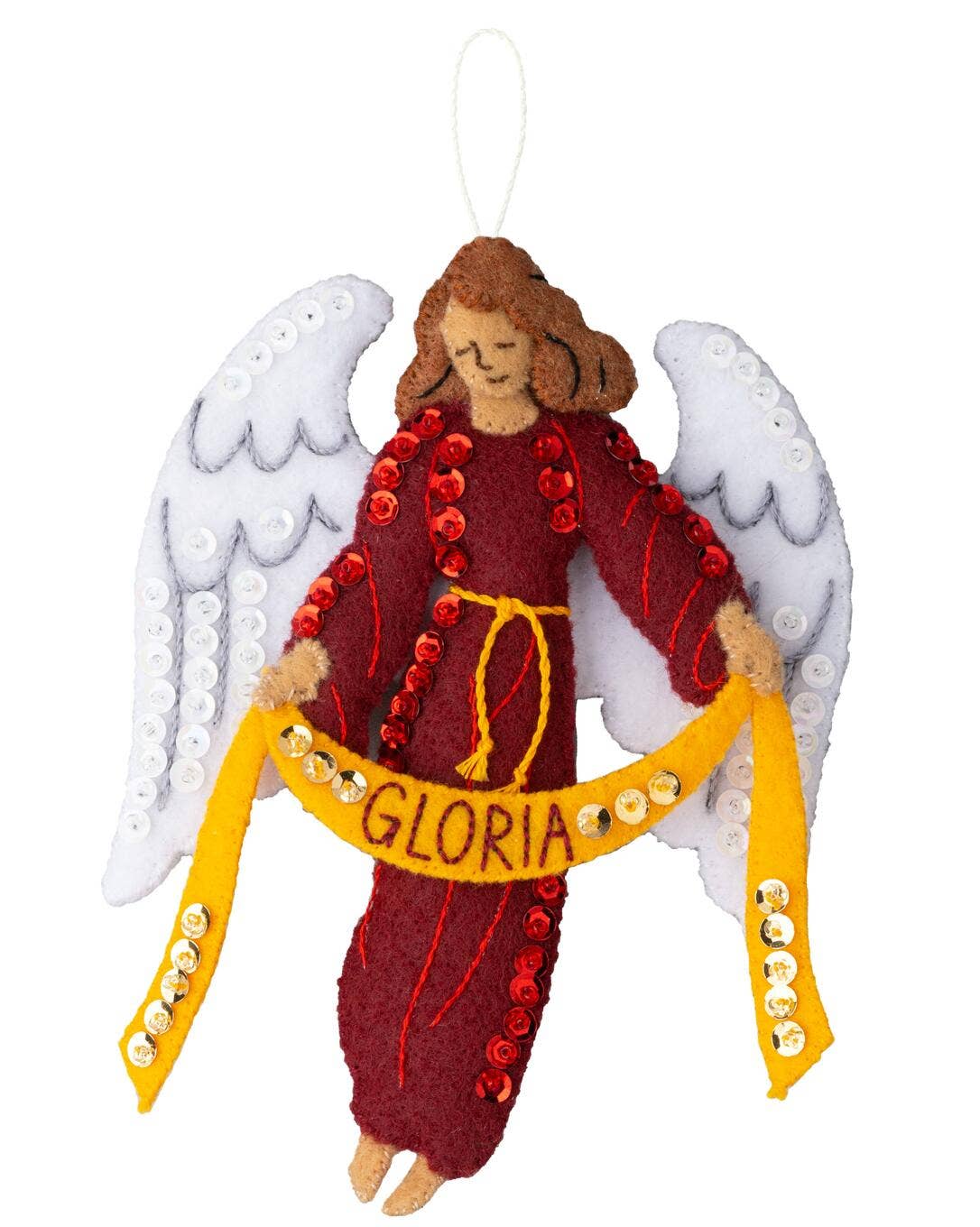 Plaid Crafts - Bucilla Silent Night Felt Ornament Kit Set of 4