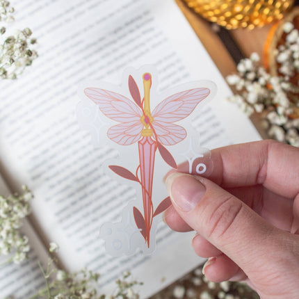 Meaggie Moos - Fantasy Faerie Dagger Bookish Vinyl Waterproof Sticker