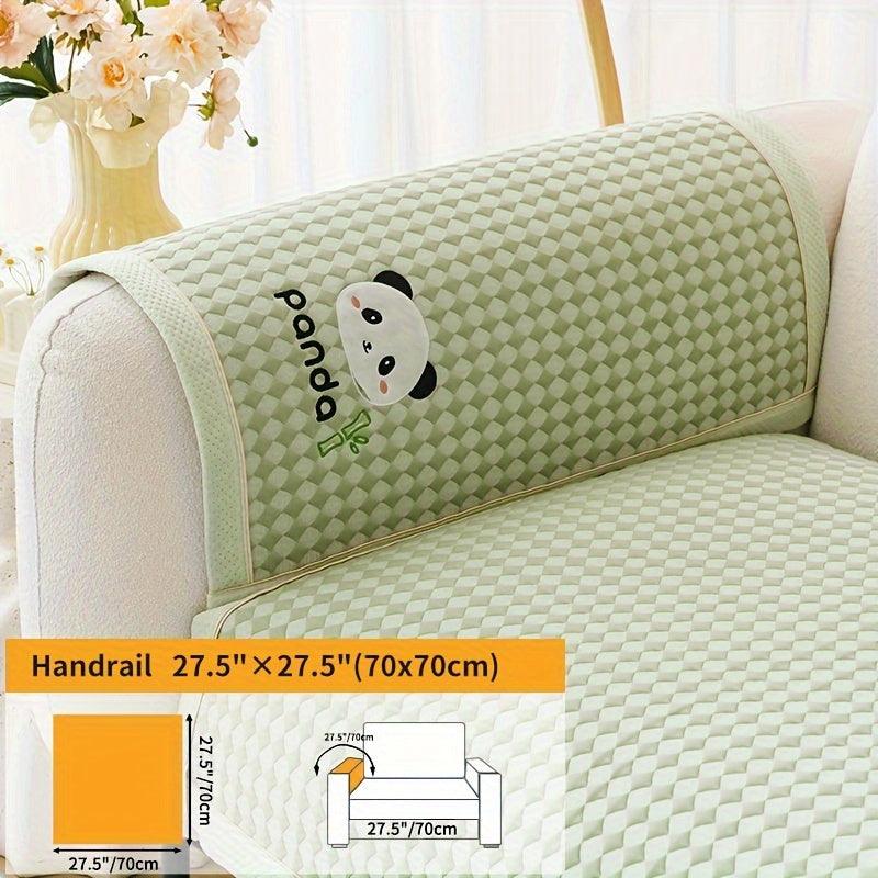 Waterproof Couch Cover, Non-Slip Panda Pattern Sofa Cover