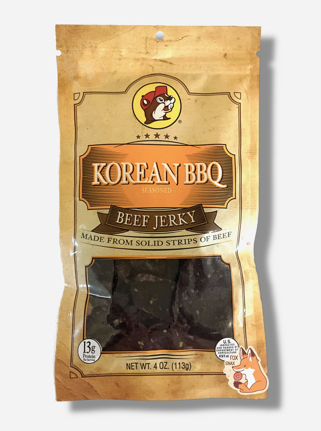 Buc-ee's Korean BBQ Beef Jerky