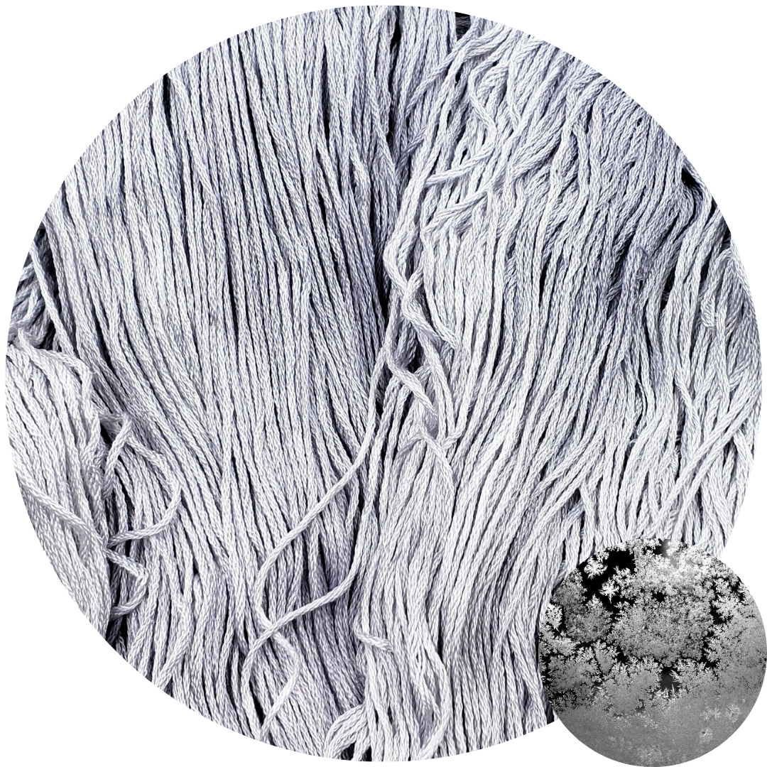 Frost - Flower Silk by StitchyBox (Standard Colorway)