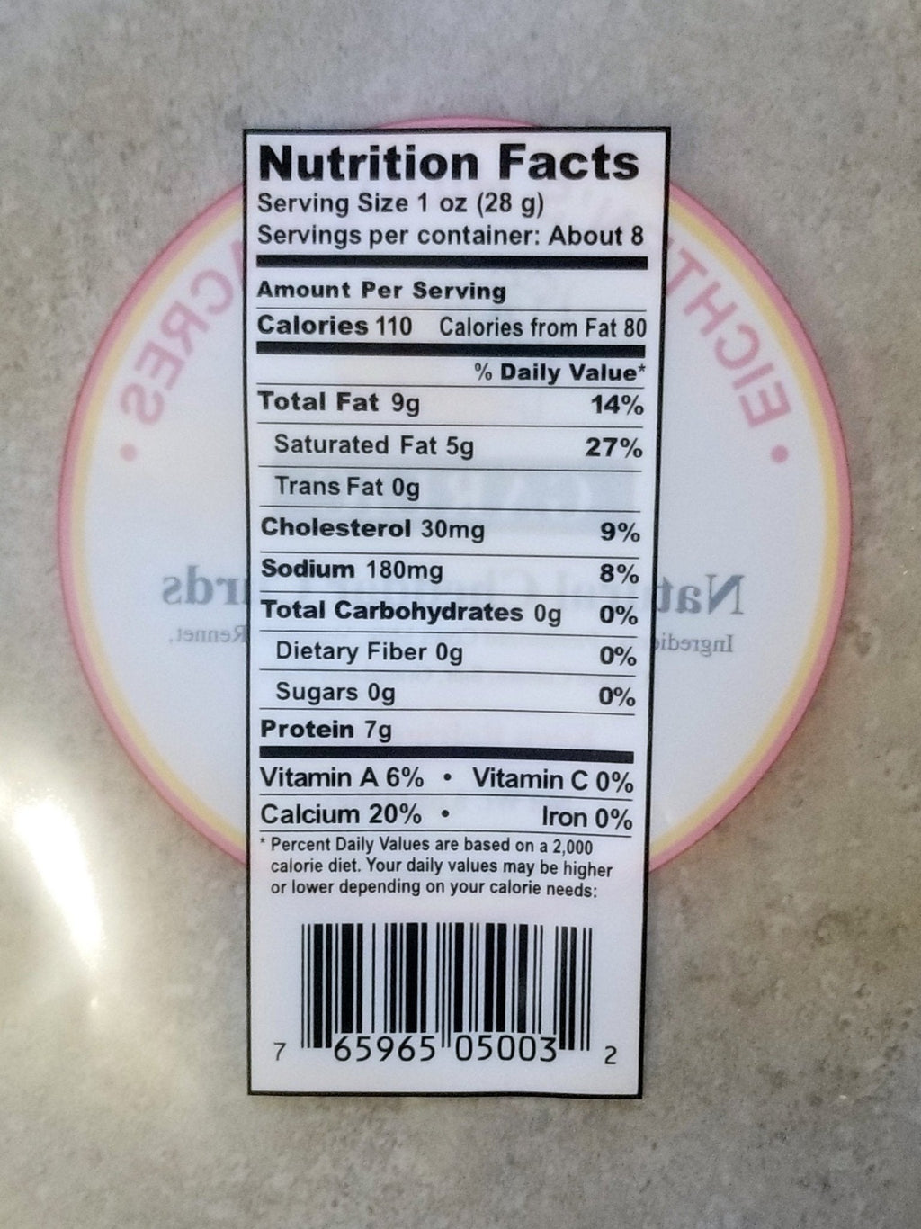 Eichten's Garlic Flavored Cheddar Cheese Curds 8 oz