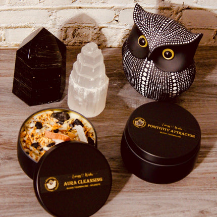 Aura Cleansing Bonfire Tin Candle