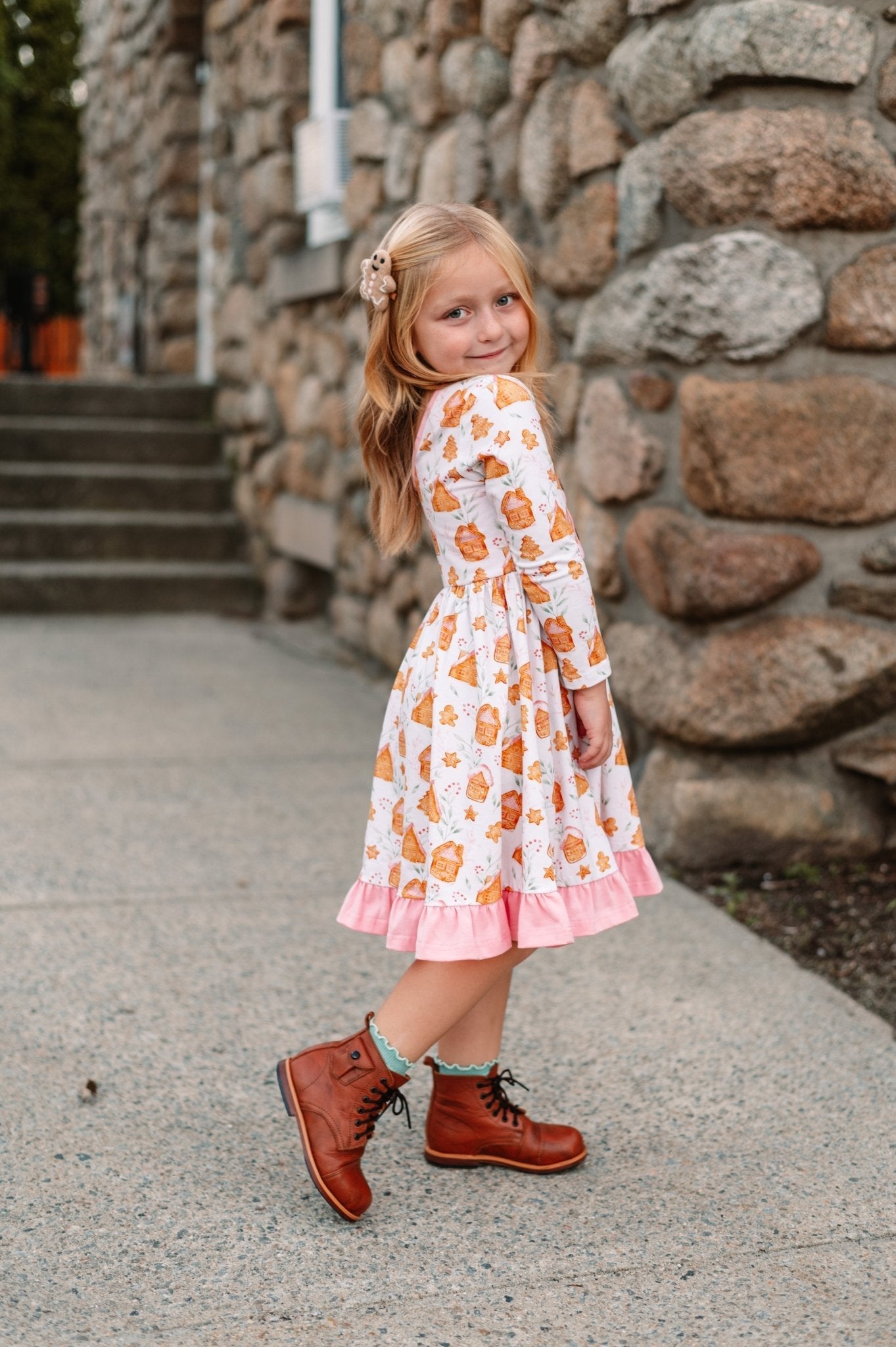 Gingerbread Village Annie Dress