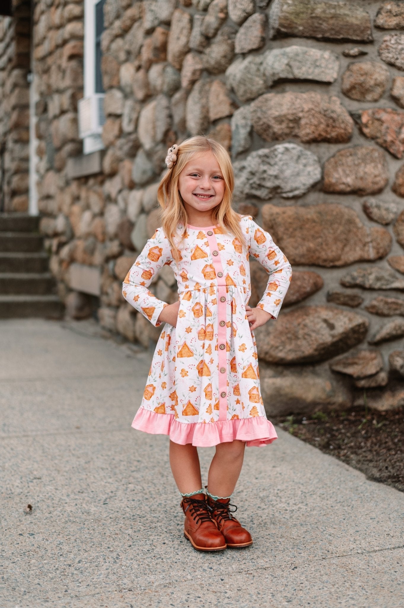 Gingerbread Village Annie Dress