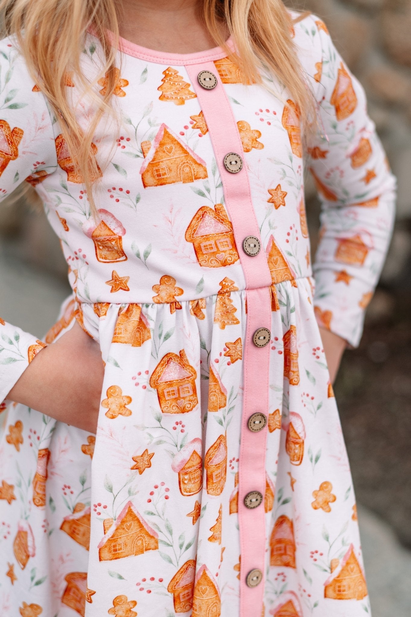 Gingerbread Village Annie Dress