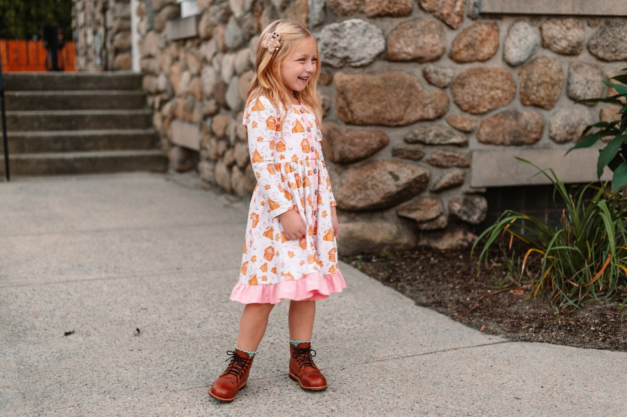 Gingerbread Village Annie Dress